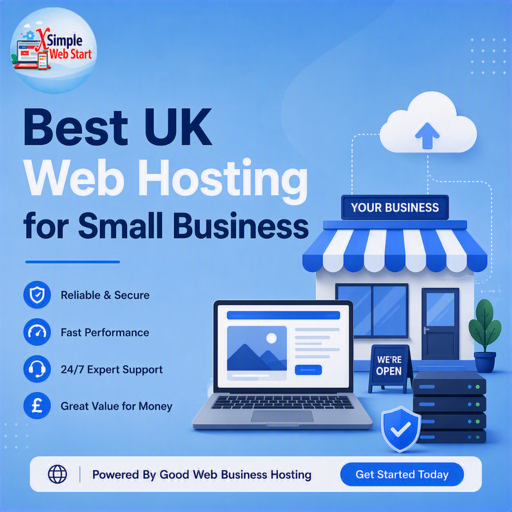Choosing the best personal, beginner friendly UK web hosting for a small business. Best UK Web hosting For Small Business