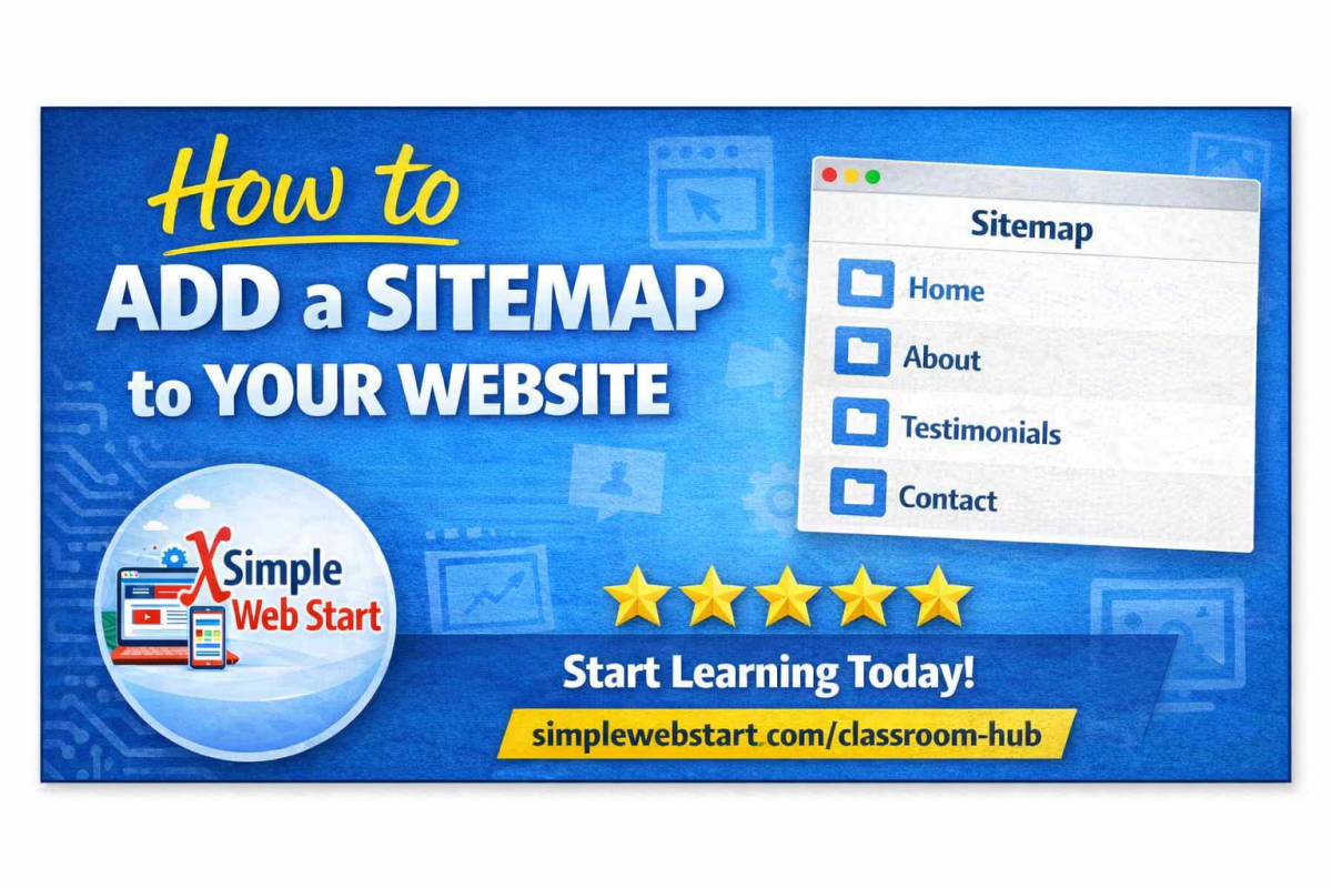 how to add a sitemap to your website
