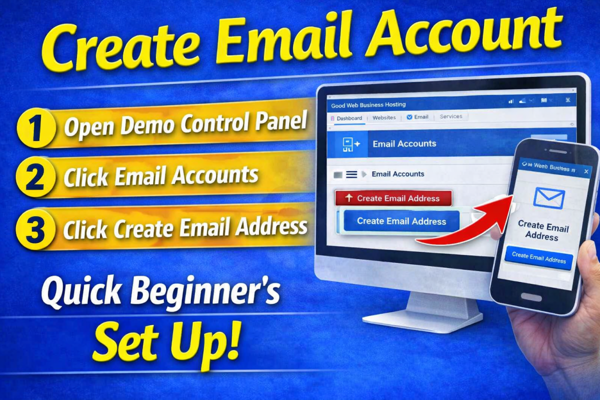 Create Email Account.