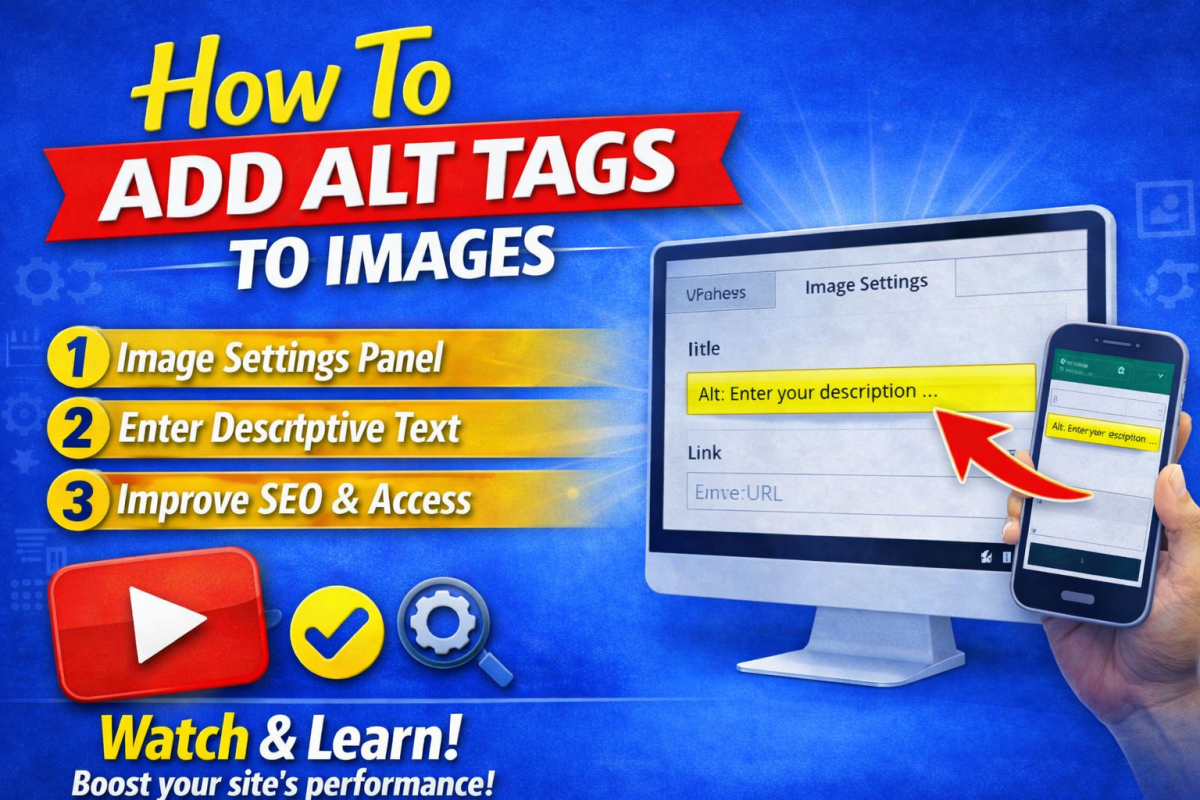 How to add alt tags to images