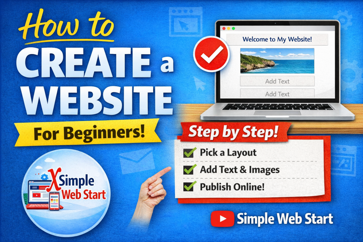  How to Create a Website for Beginners (Step‑by‑Step Guide) 