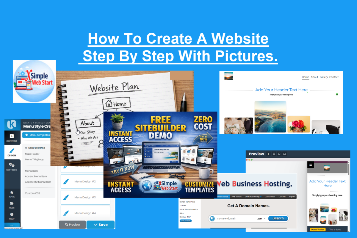 How To Create A Website Step By Step With Pictures.