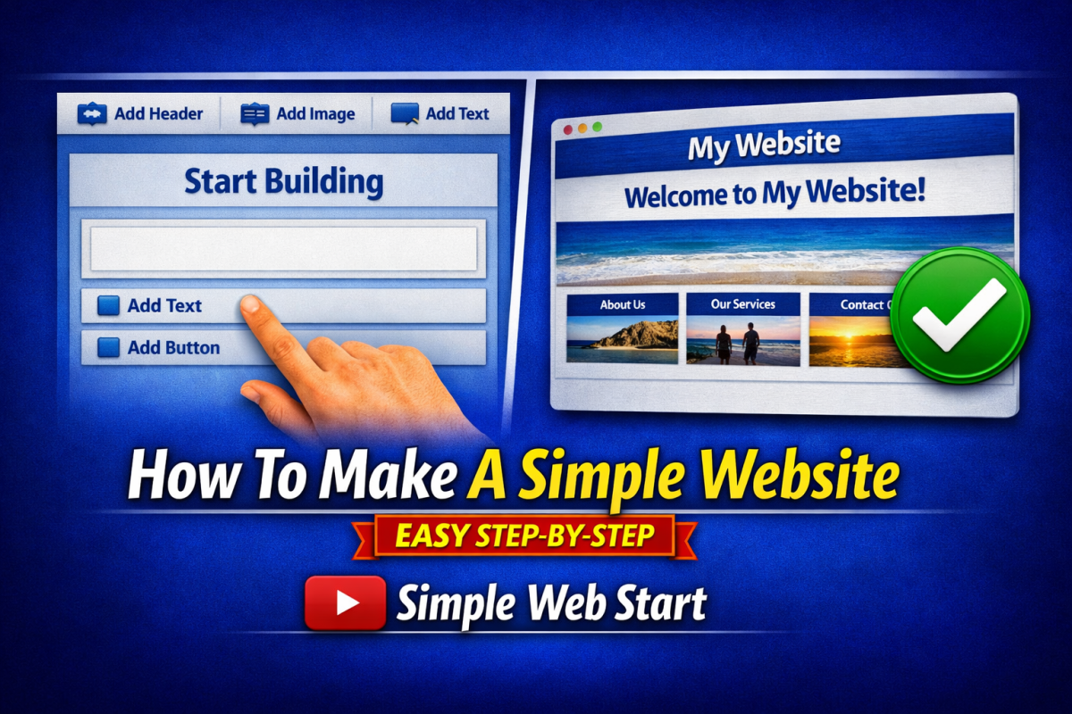  How To Make a Simple Website (Beginner Guide) 
