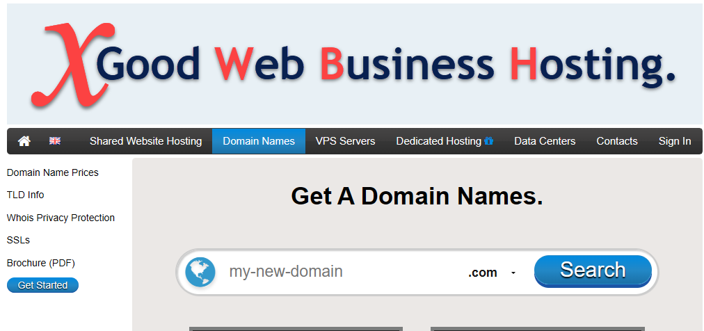 Search a domain.