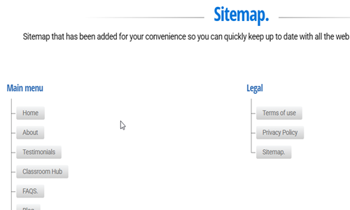Sitemap Example.